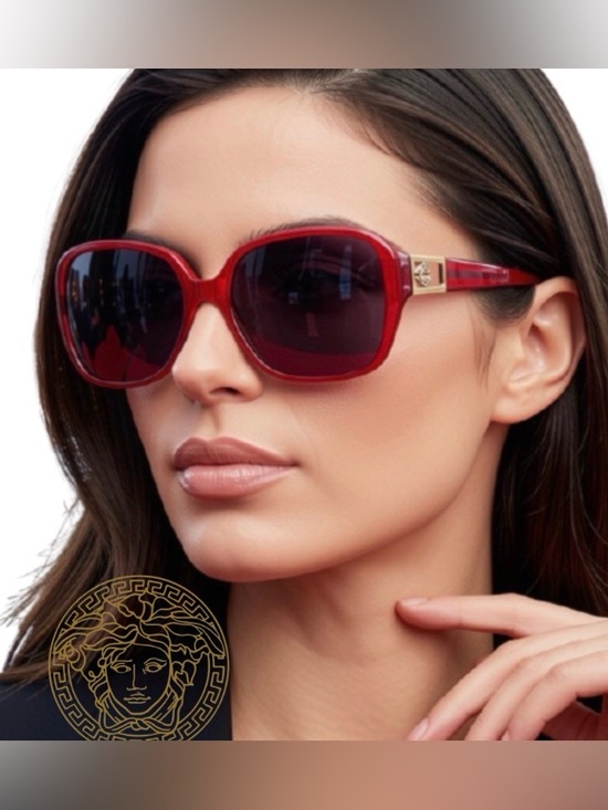 Versace Accessories - Vintage Versace Red Sunglasses